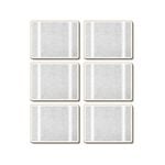 Cinnamon Cork Backed Coasters Set of 6 Hamptons