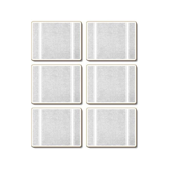 Cinnamon Cork Backed Coasters Set of 6 Hamptons