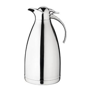 Olympia Vacuum Jug Polished Double Wall Stainless Steel Beverage Server 2ltr