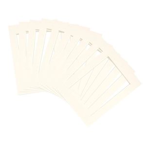 20x Picture Photo Mounts - To Fit Frame Size 5 X 7" For Image Size 4 X 6"