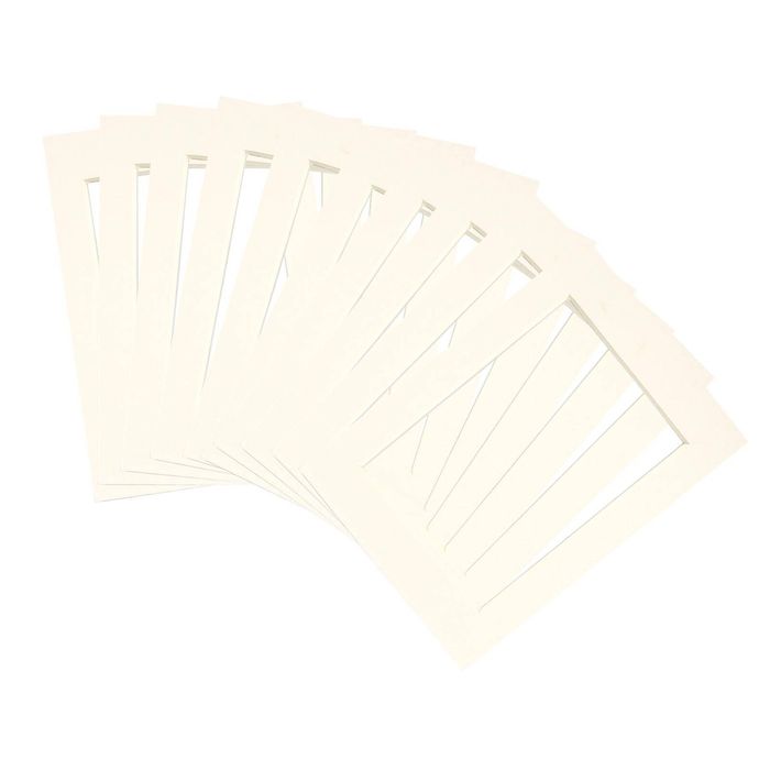 20x Picture Photo Mounts - To Fit Frame Size 5 X 7" For Image Size 4 X 6"