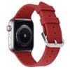 Embossing Silicone Sports Watch Band Strap - For Apple iWatch Ultra [42mm Series 3] 44mm 45mm 46mm 49mm (Red)