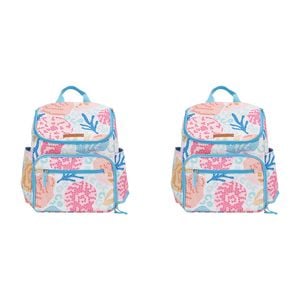 2PK Annabel Trends Polyester Picnic Lunch Bag Backpack -  Shelly Beach