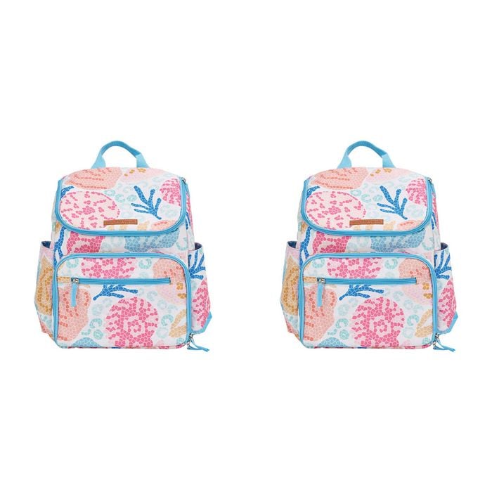 2PK Annabel Trends Polyester Picnic Lunch Bag Backpack -  Shelly Beach