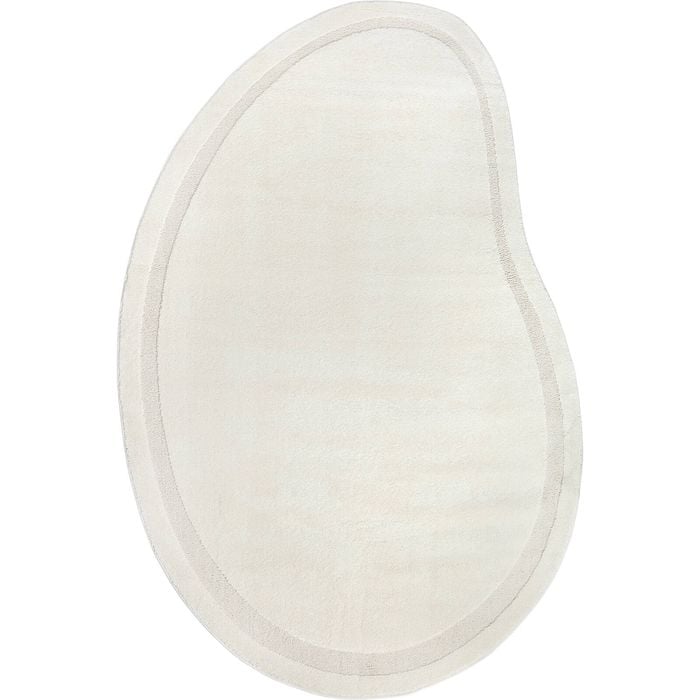 Elio Shape 160 x 230cm Cream Polypropylene+Polyester Rug 