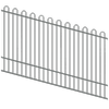 ProtectorAl 1201-2400W x 1200H Monument Loop Top Pool Fence Panel Raked Up to 15º