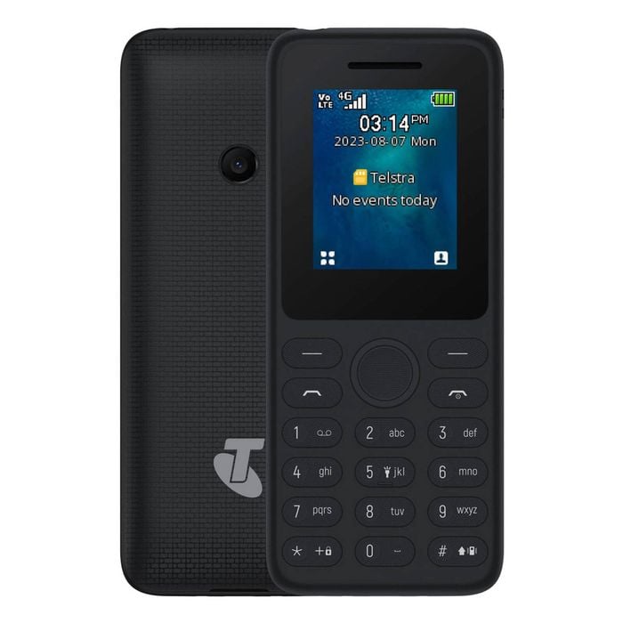 TCL/Telstra T-Lite 4G (Keypad, 1.77'', T311A, Unlocked) - Grey