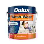 Dulux 4L True Red Low Sheen Wash&Wear Interior Paint