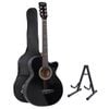 Alpha 38in Guitar Acoustic Black Stand