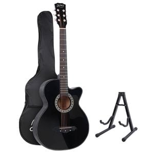 Alpha 38in Guitar Acoustic Black Stand