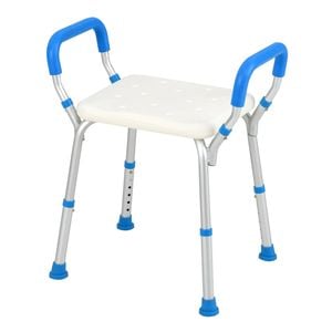 Costway Adjustable Shower Chair Bathtub Stool Bathroom Spa Disabled