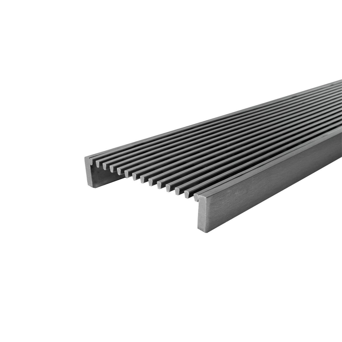 Grates 2 Go 1250mm Wedge Wire Modular Shower - Grate Only - Bunnings ...
