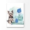 Perfume With Dog and Book set   Print 100% Australian Made 60 x 90cm  (Acrylic)