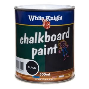 White Knight 500ml Black Chalkboard Paint