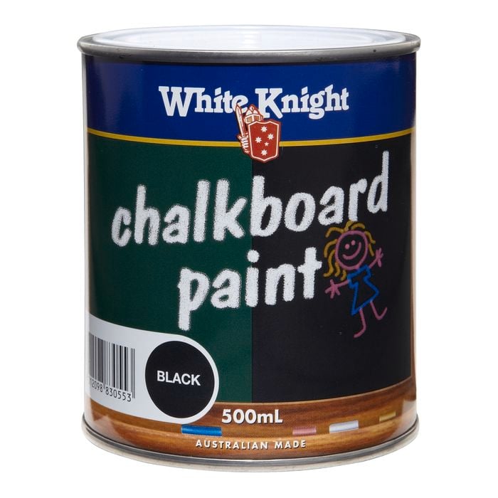 White Knight 500ml Black Chalkboard Paint