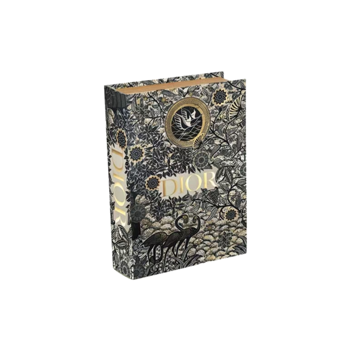 Elegant Collections CD Large Celestial Faux Book Storage Decorative Box