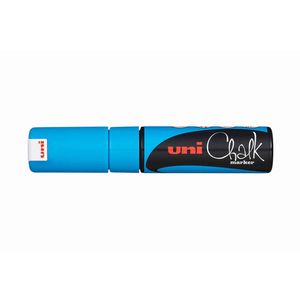 Uni Chisel Tip Chalk Marker 8.0mm (Light Blue)