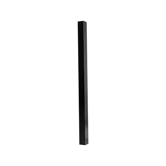 RapidFence 50 x 50 x 1800mm Black Steel Fence In Ground Post