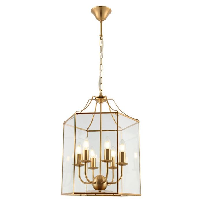 Cougar Lighting Arcadia Pendant Light Gold 6lt