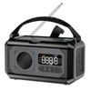 Solar Hand Crank Emergency Radio Grey