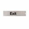 Sandleford 245 x 58mm Exit Silver Self Adhesive Sign