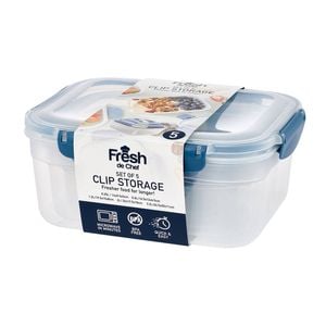 Fresh De Chef Set Of 5 Microwave Clip Containers