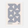 Galrie Bauhaus 1923 Geometric Art Print - Modern Minimalist Wall Decor, White Frame, A2 42 x 60cm (16 x 24inch)