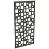 ProtectorAl 300-1200w x 1201-2400h Woodland Grey Squares Unframed Solid Aluminium Decorative Panel