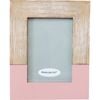 LVD Pine MDF Modern 5x7" Glass Photo Frame Display Decor - Dusty Rose