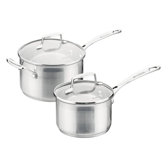 Scanpan Impact 2pc Stainless Steel Saucepan Set 16cm & 20cm
