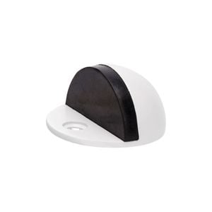 Zanda 44mm White Half Moon Doorstop