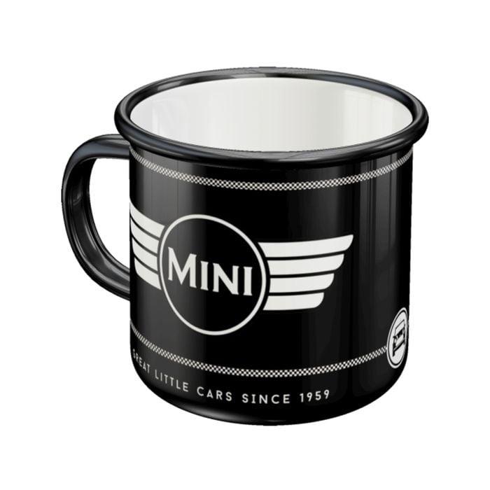 Nostalgic-Art Enamel Mug Mini - Logo Black