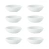 8x 1pc Set Maxwell & Williams White Basics Round Sauce Bowl 7cm/porcelain/dips