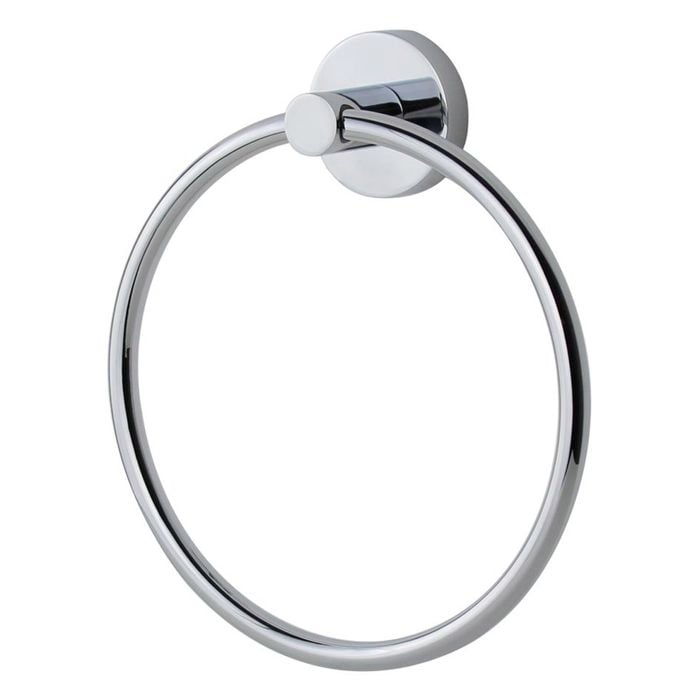 MIXX Chrome Pre Pack Chia Round Towel Ring