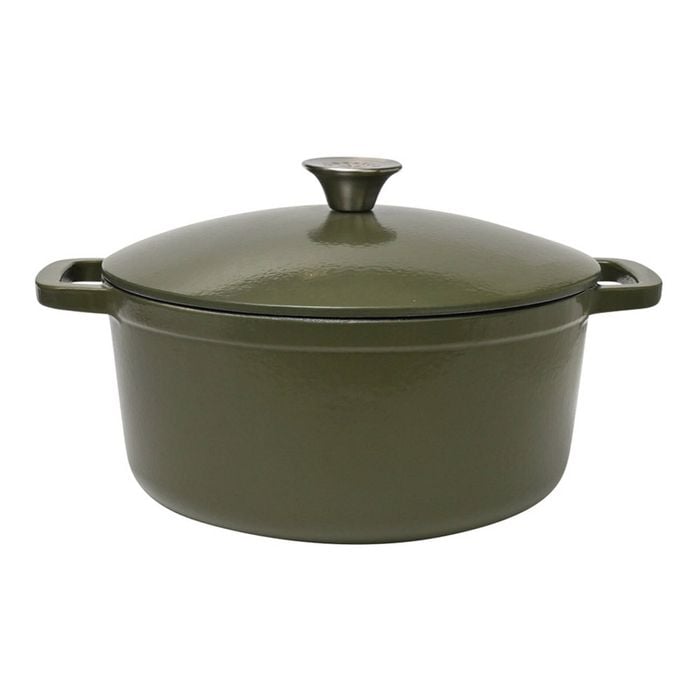 Classica 26cm/5.5L Cast Iron Casserole - Olive Green