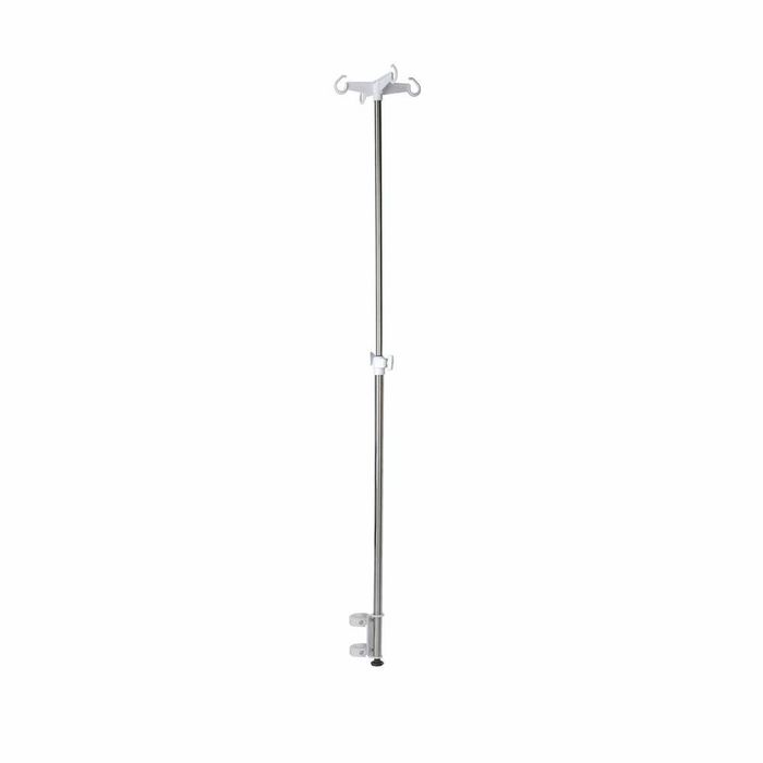Quad Loop IV Pole for Medical Use - Supports Up to Four IV Bags