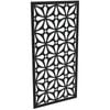 ProtectorAl 300-1200w x 1201-2400h Gloss Black/Satin Black Morrocco Unframed Composite Deco Panel