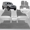 6D Diamond Car Floor Mats for Jeep Wrangler (JL)2018-Current-Full Set-Grey-Outback GT