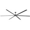 Parrot Uncle 305cm Black 6-Blade Aluminium Extra Larger DC Motor Ceiling Fan With Remote
