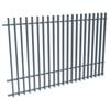 ProtectorAl 1201-2399W x 1500H Deep Ocean Aluminium Radiator Pool Fence Panel with mid rail
