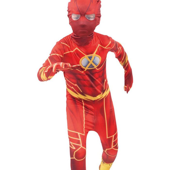 Lightning Fast Boys Superhero Costume - XXLarge