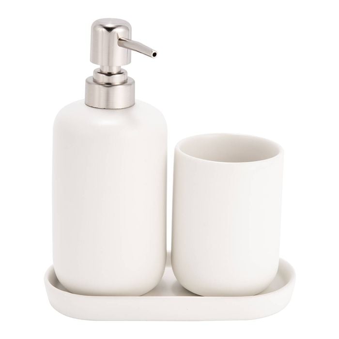 Astin Sinclair Warm Grey Ellis Bathroom Accessory Set