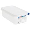 Araven Gastronorm Containers Polypropylene 1/3 Gn With Lids 100mm 4 Pack Commercial Kitchen Food Storage