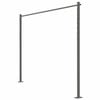 Austral 2.4m Surfmist Fold Down Clothesline Accessory Ground Mount Kit - Woodland Grey