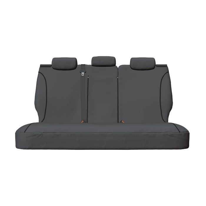 For Nissan Patrol GU Y61 SUV 2004-2017 TRADIES Rear (Row 3) Canvas Grey Seat Covers