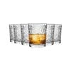 Bormioli Rocco Lounge Vintage Cut Glass Whiskey Tumblers - 275ml - Pack Of 24