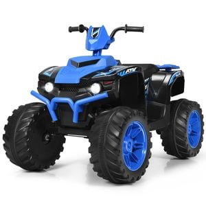 Costway 12v Kids Ride On Car Electric Atv Toy High/low Speed Control Blue