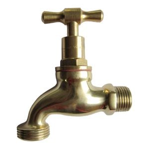 Kinetic 20mm Polished Brass Garden Tap