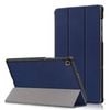 Magnetic Flip Leather Stand Cover Case - For Lenovo Tab (TB328FU / TB328XU) - Blue