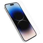 OtterBox Trusted Glass Apple iPhone 14 Pro Max Screen Protector Clear - (77-88921), 2x Anti-Scratch, 9H Surface Hardness,Drop De